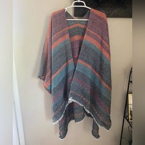 Loft 100% acrylic poncho
